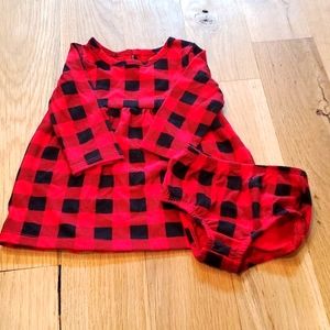 💗 5/$15 Plaid dress with bloomers